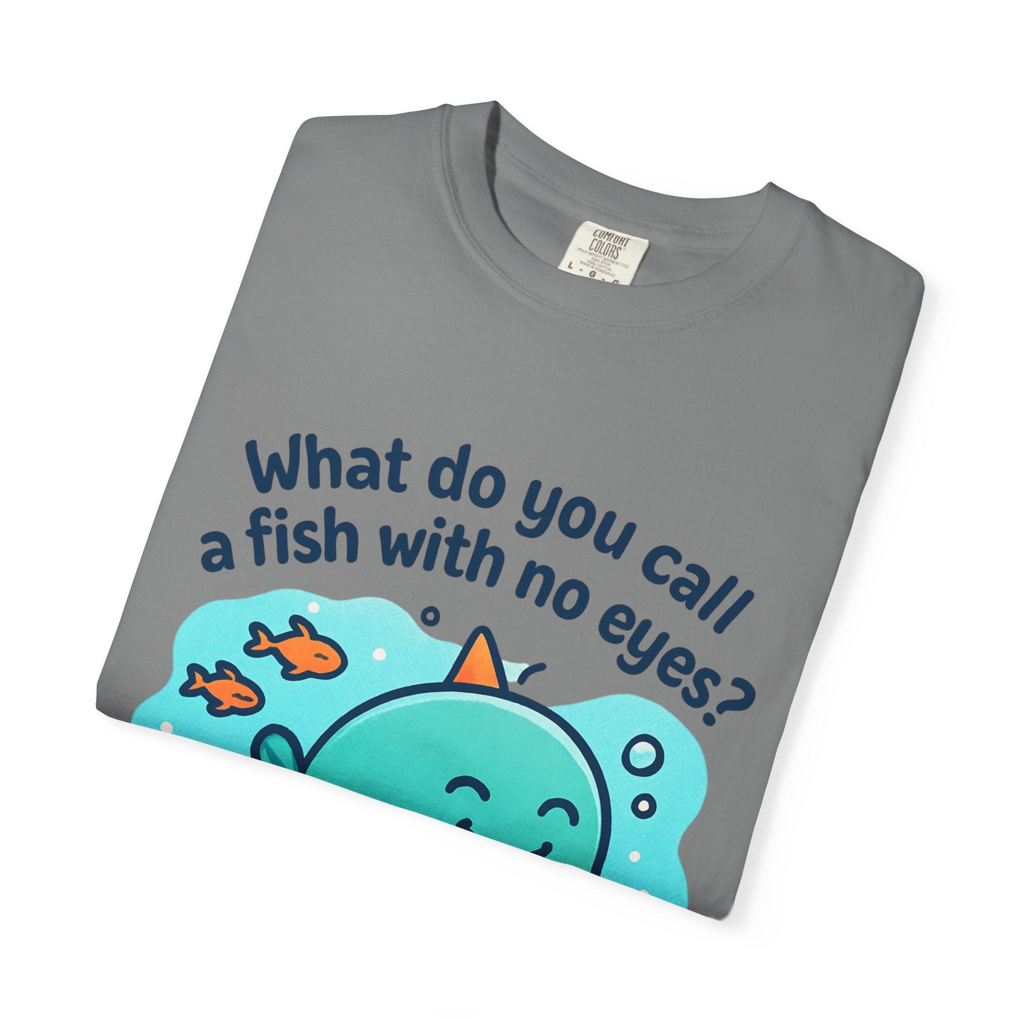 Whimsical Fish Dad Joke Unisex T-Shirt, Funny Gift for Sea Lovers, Kids and Adults, Casual Wear, Birthday, Ocean Theme, Humor Shirt