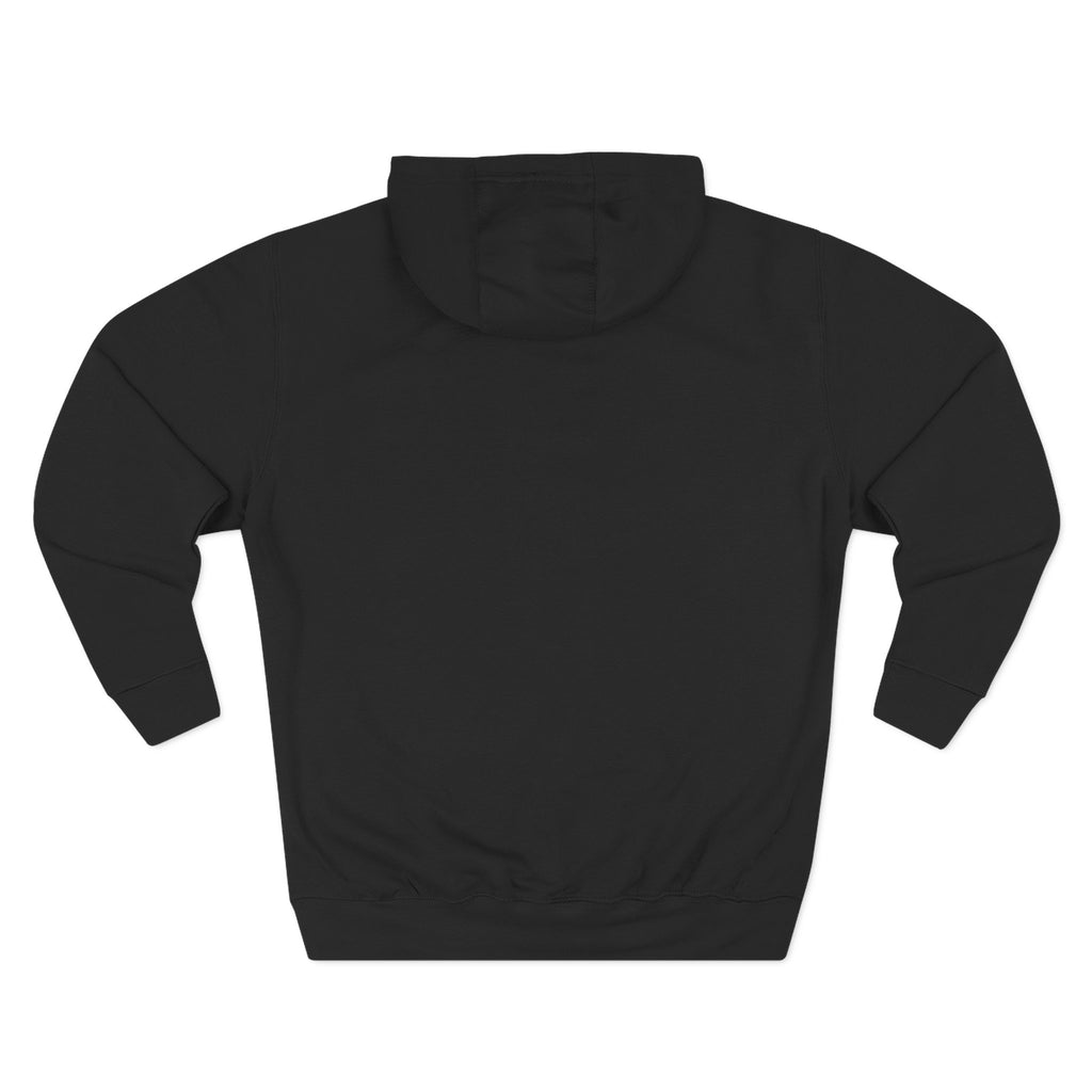 Designs by Powers Logo Cozy Three-Panel Fleece Hoodie for All Occasions, Casual Wear, Gift for Friends, Trendy Hoodie, Warm Layering, Everyday Comfort
