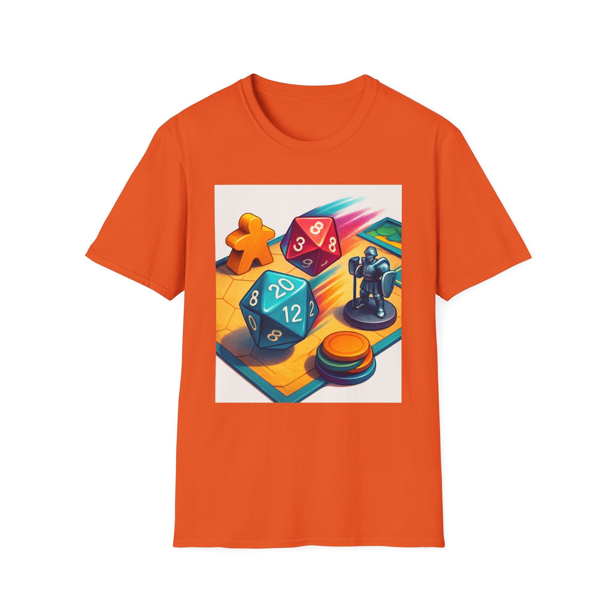 Dice Game Unisex T-Shirt - Perfect for Board Game Lovers, Gamer Gift, Casual Wear, Unique Design, Game Night Apparel