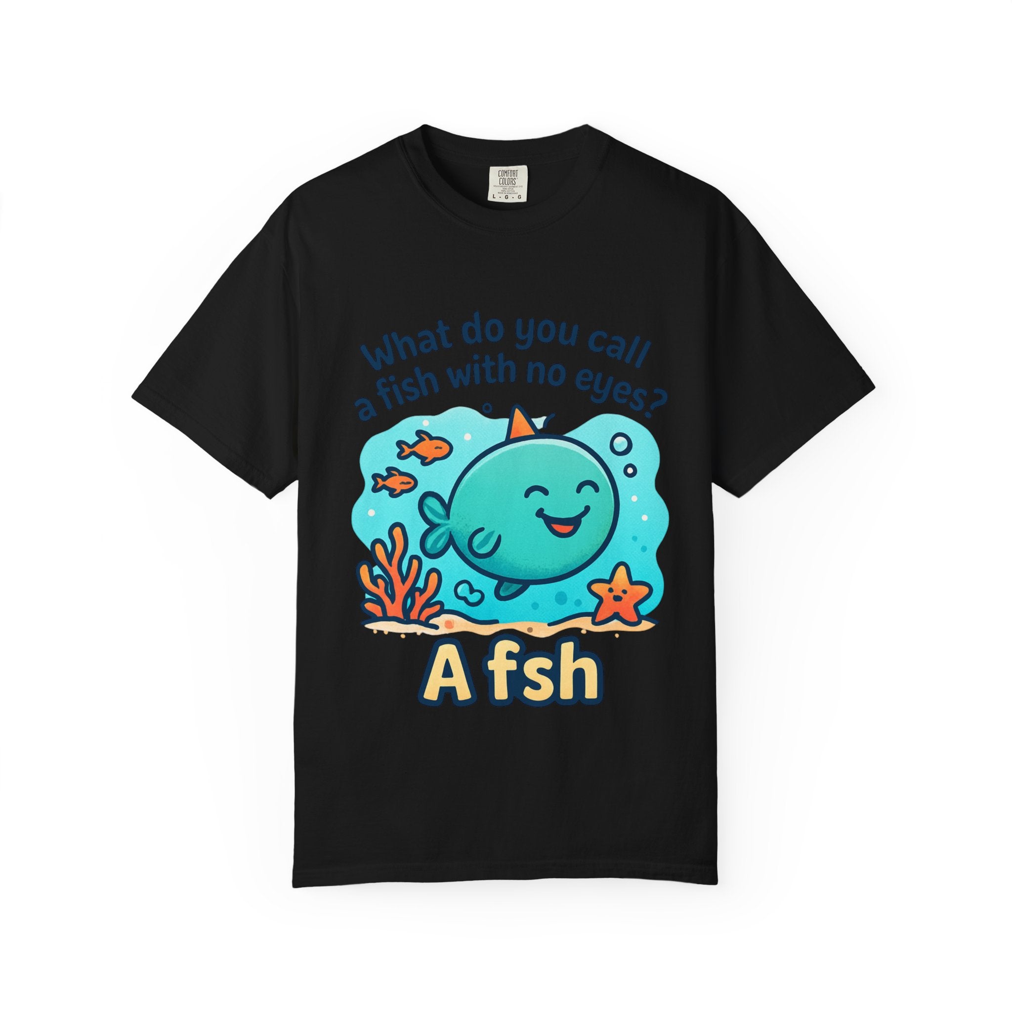 Whimsical Fish Dad Joke Unisex T-Shirt, Funny Gift for Sea Lovers, Kids and Adults, Casual Wear, Birthday, Ocean Theme, Humor Shirt