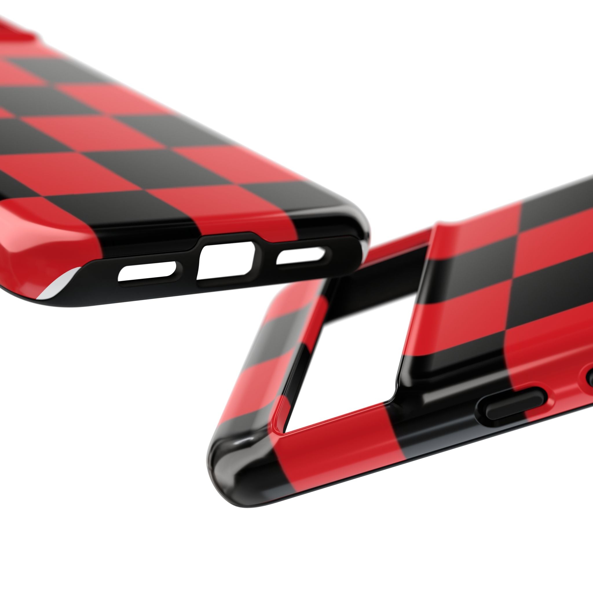 Stylish Phone Case - Tough Cases - Checker Pattern, Protective Cover, Gift for Her, Tech Accessories, Holiday Present