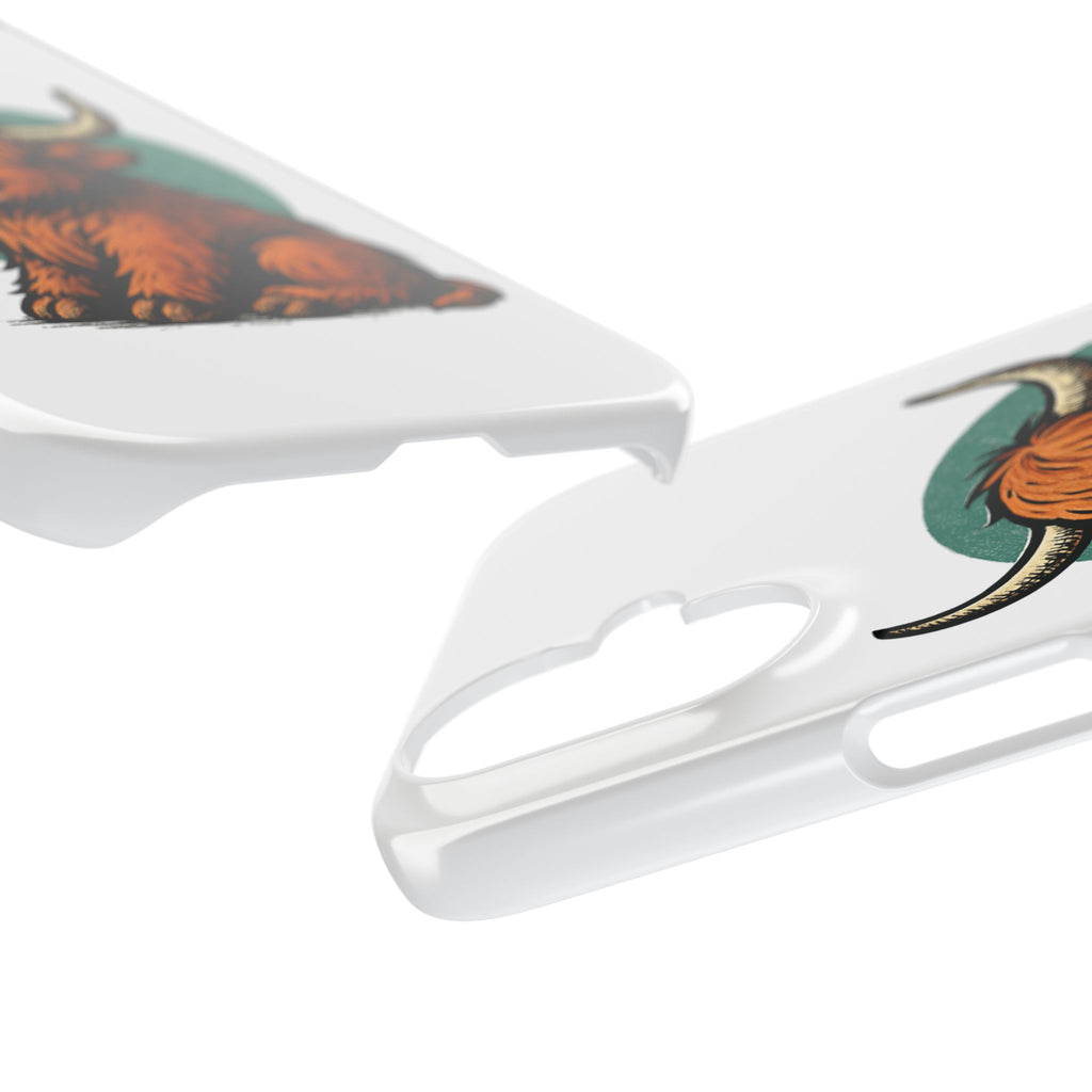 Highland Cow Sitting Slim Case