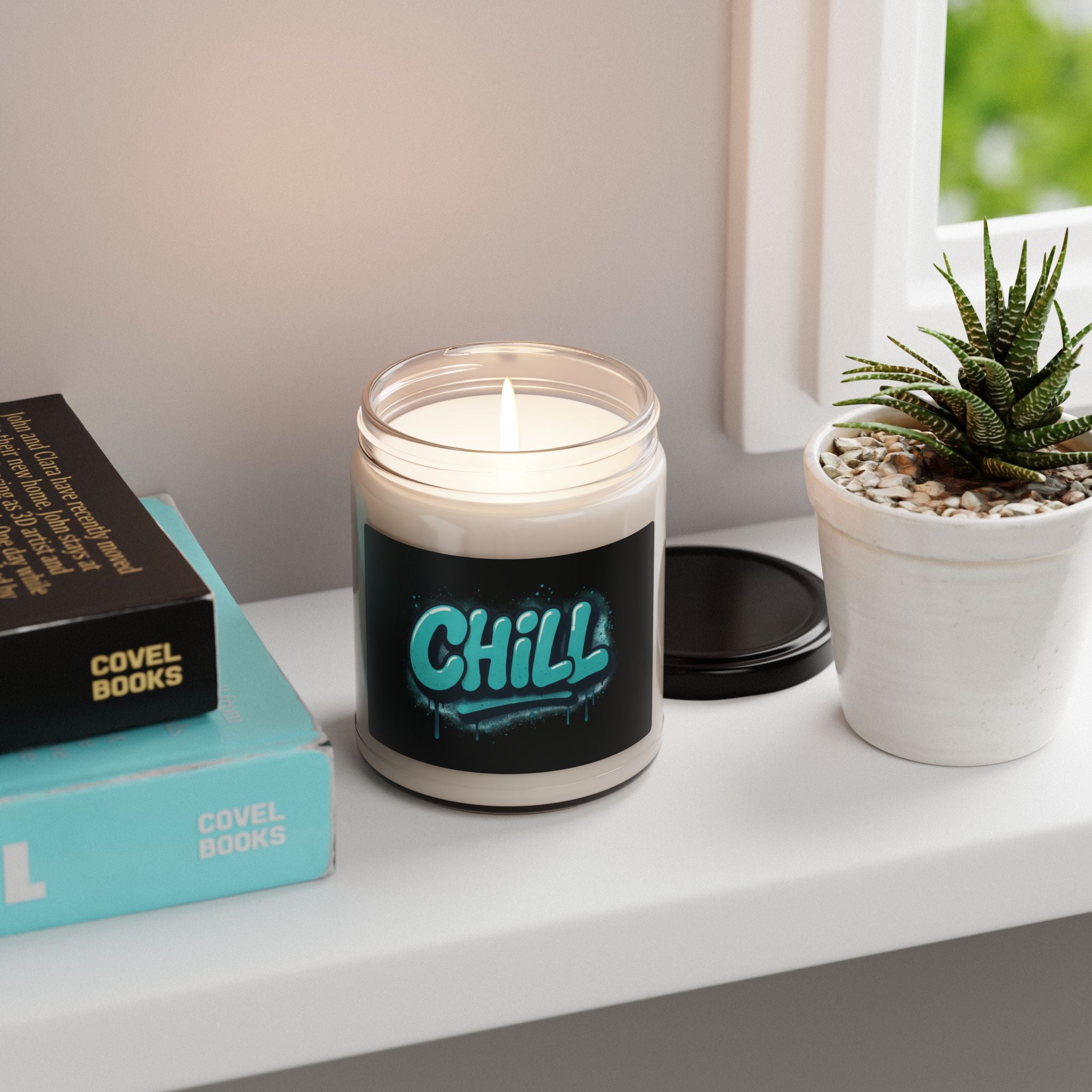 Chill Scented Soy Candle - Relaxing Aromatherapy, Eco-Friendly Home Decor, Gift for Her, Birthday, Housewarming, Self-Care