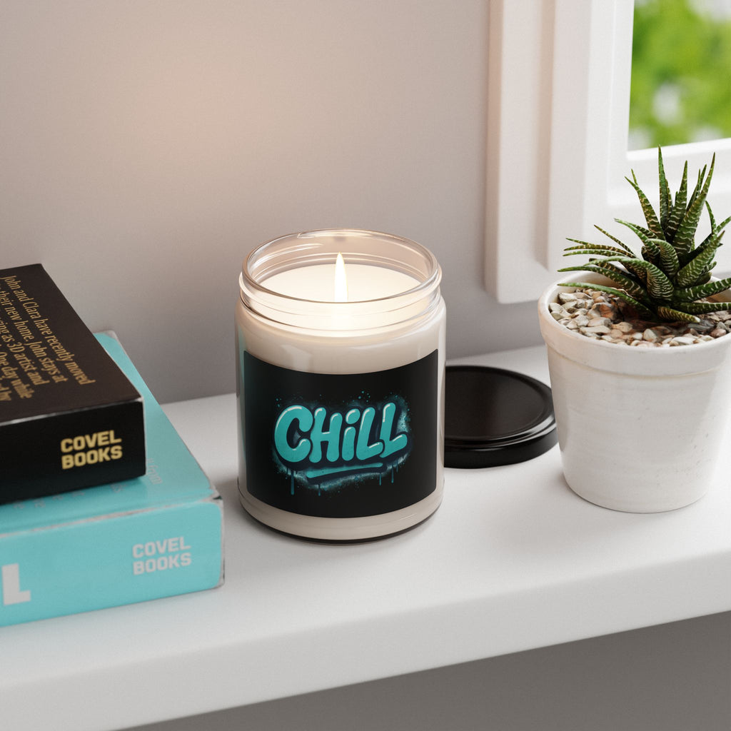 Chill Scented Soy Candle - Relaxing Aromatherapy, Eco-Friendly Home Decor, Gift for Her, Birthday, Housewarming, Self-Care