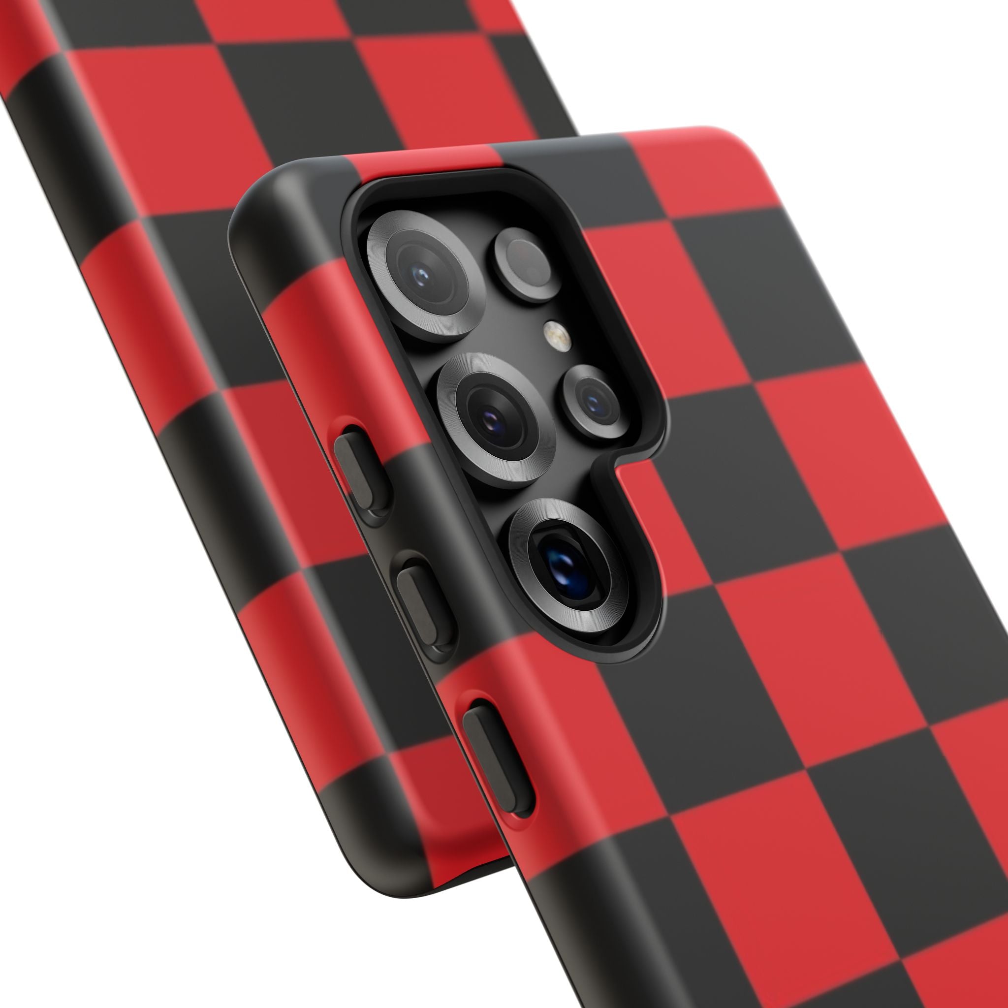 Stylish Phone Case - Tough Cases - Checker Pattern, Protective Cover, Gift for Her, Tech Accessories, Holiday Present