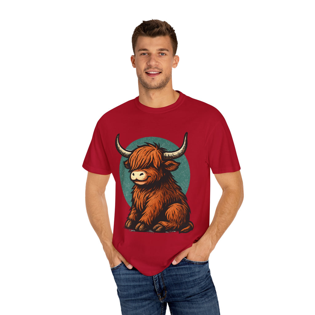 Highland Cow Sitting T-shirt