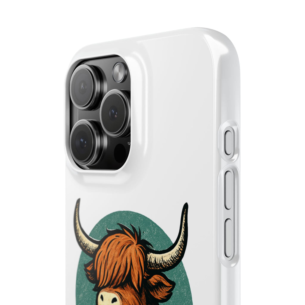 Highland Cow Sitting Slim Case