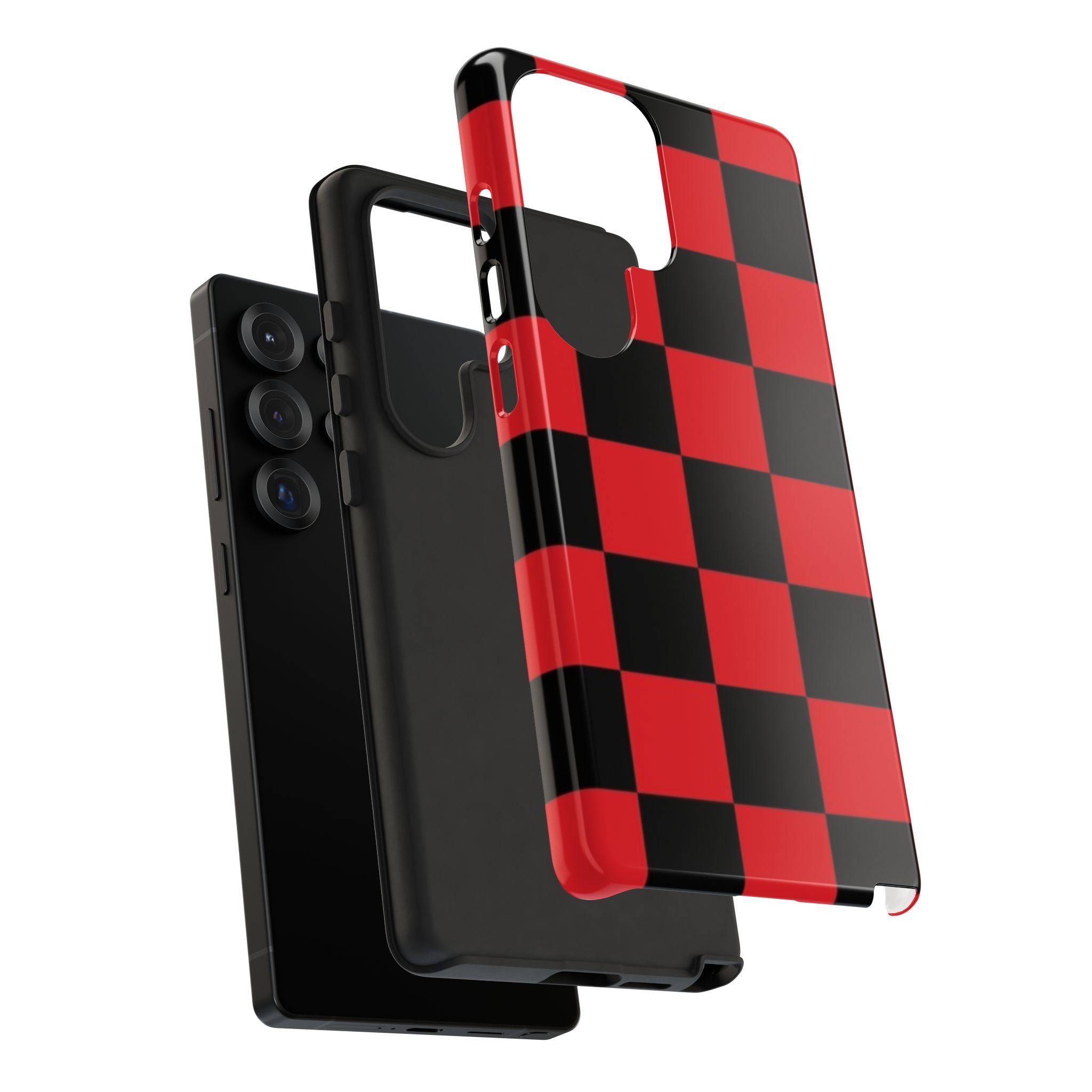 Stylish Phone Case - Tough Cases - Checker Pattern, Protective Cover, Gift for Her, Tech Accessories, Holiday Present