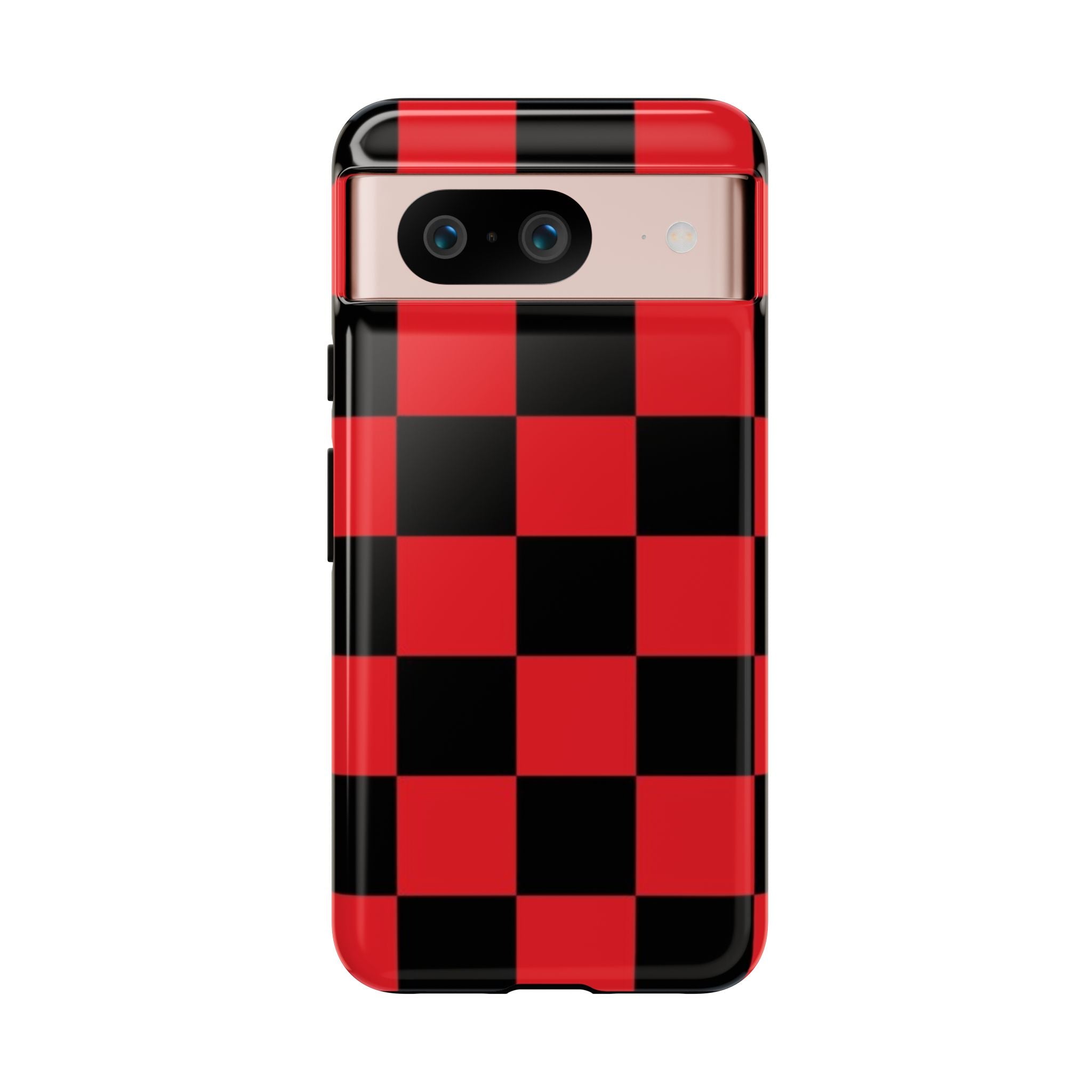 Stylish Phone Case - Tough Cases - Checker Pattern, Protective Cover, Gift for Her, Tech Accessories, Holiday Present