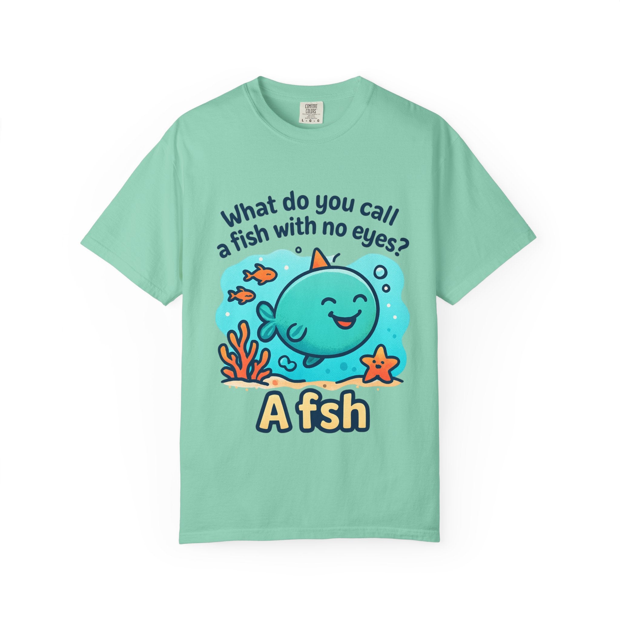 Whimsical Fish Dad Joke Unisex T-Shirt, Funny Gift for Sea Lovers, Kids and Adults, Casual Wear, Birthday, Ocean Theme, Humor Shirt