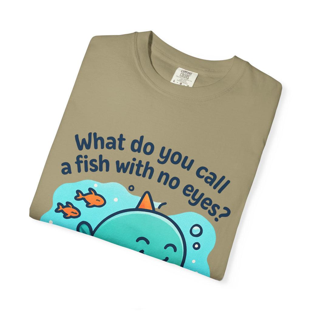 Whimsical Fish Dad Joke Unisex T-Shirt, Funny Gift for Sea Lovers, Kids and Adults, Casual Wear, Birthday, Ocean Theme, Humor Shirt