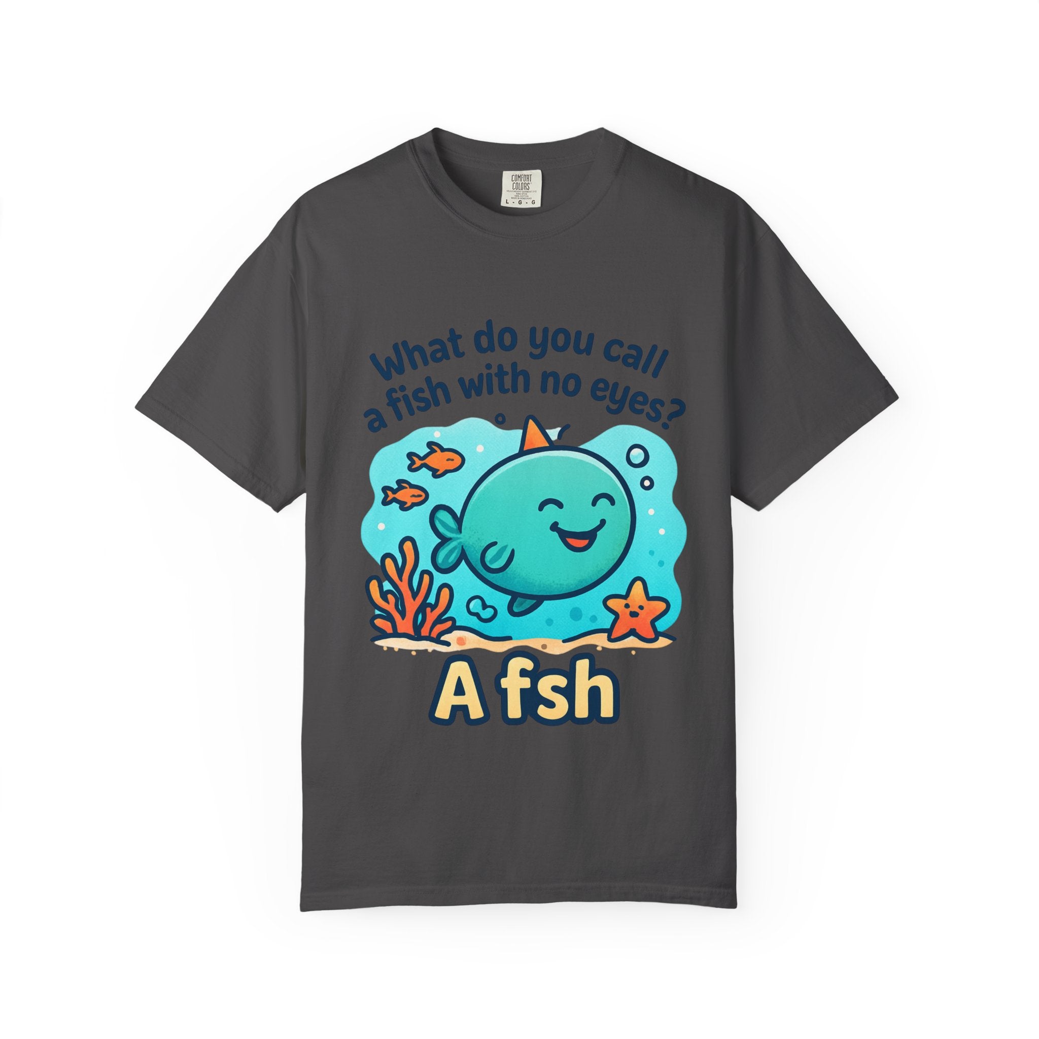 Whimsical Fish Dad Joke Unisex T-Shirt, Funny Gift for Sea Lovers, Kids and Adults, Casual Wear, Birthday, Ocean Theme, Humor Shirt