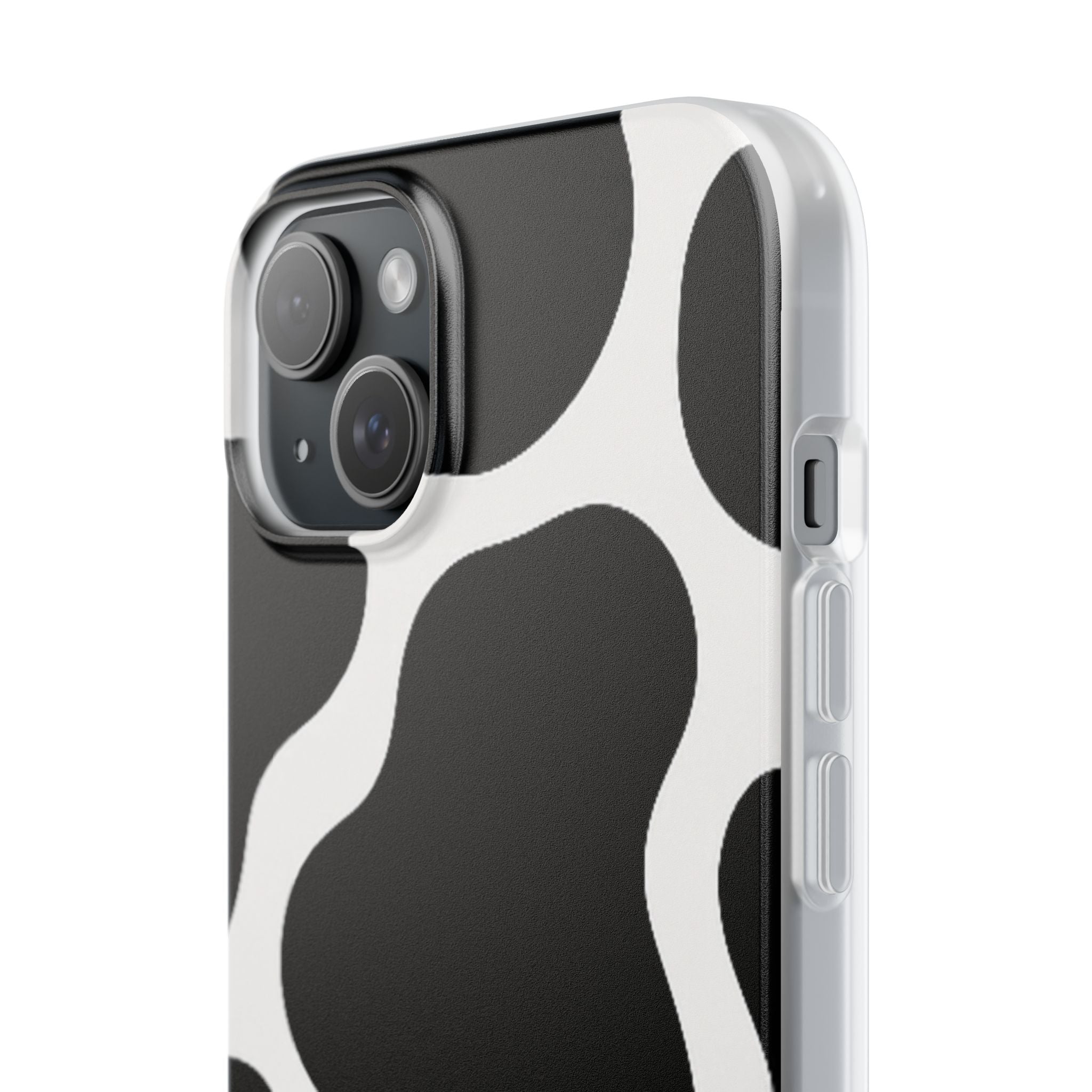 Stylish Cow Print Flexi Cases for iPhone, Trendy Phone Covers, Unique Gift for Animal Lovers, Everyday Essentials, Cute Phone Accessories