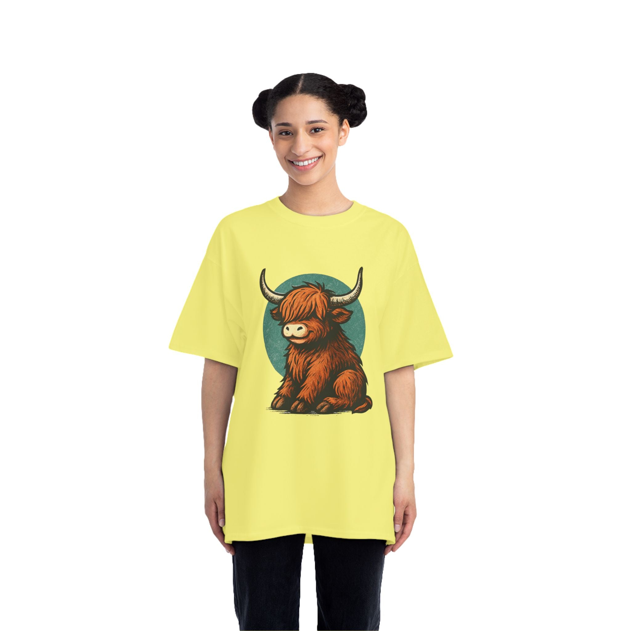 Cute Highland Cow T-Shirt, Graphic Tee