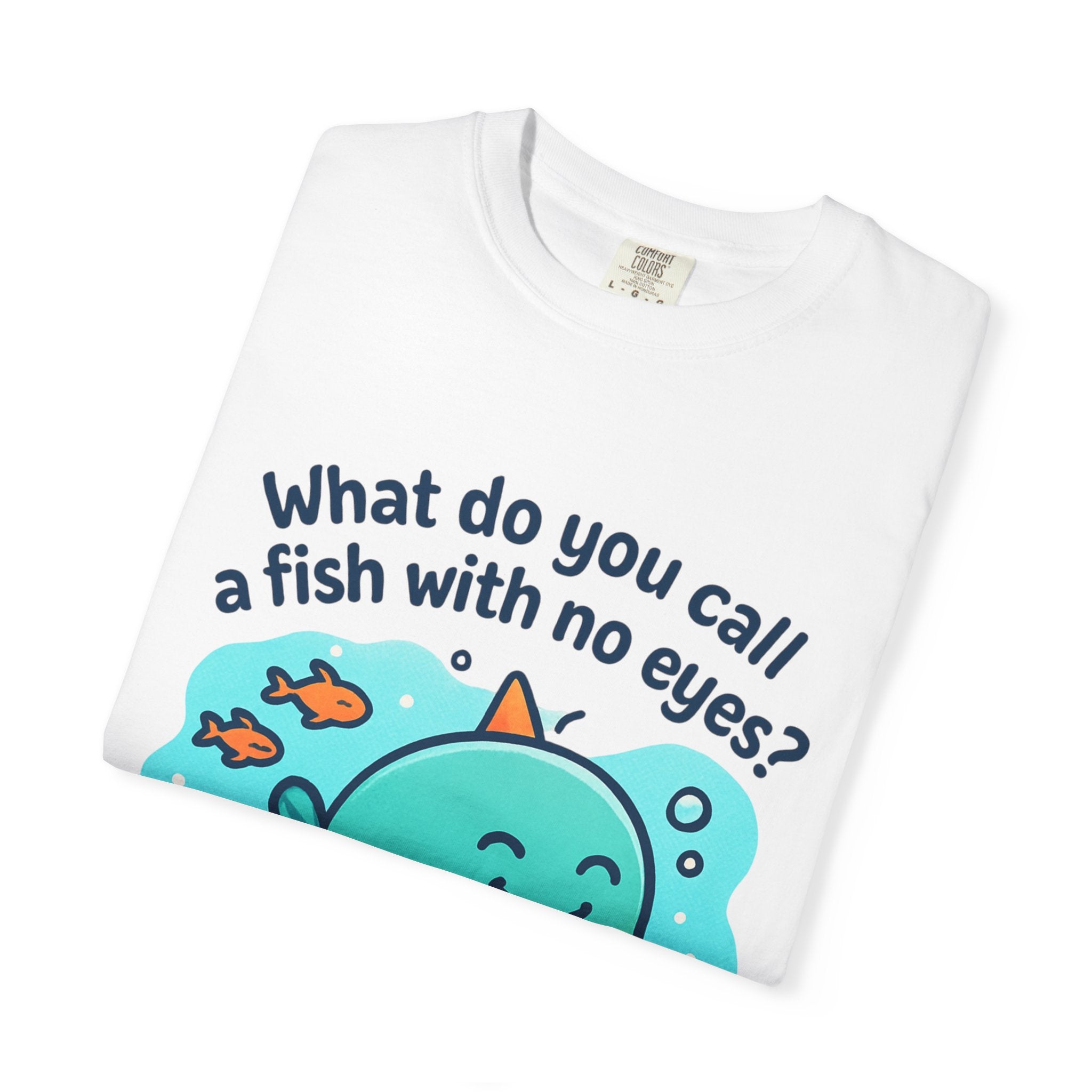 Whimsical Fish Dad Joke Unisex T-Shirt, Funny Gift for Sea Lovers, Kids and Adults, Casual Wear, Birthday, Ocean Theme, Humor Shirt