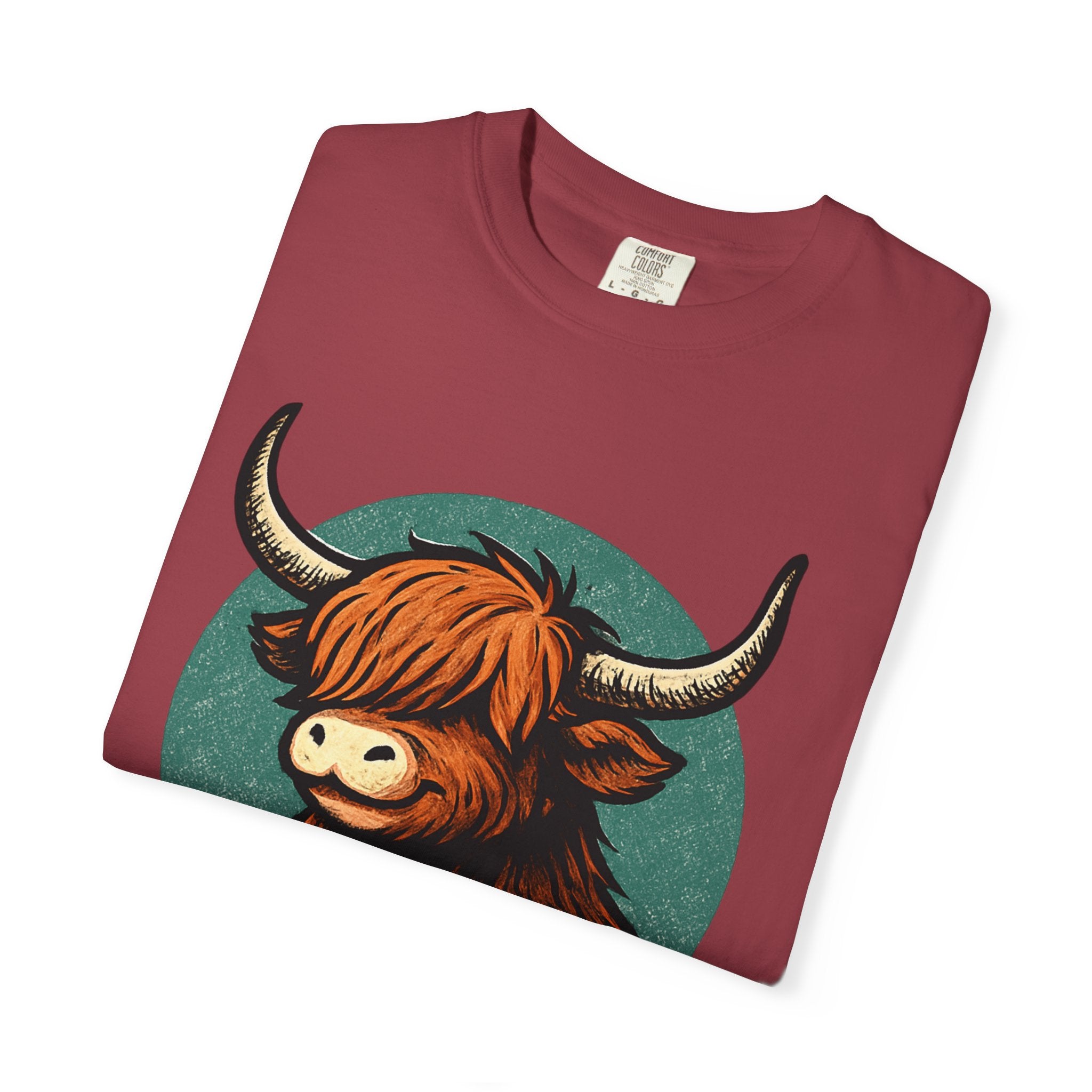Highland Cow Sitting T-shirt