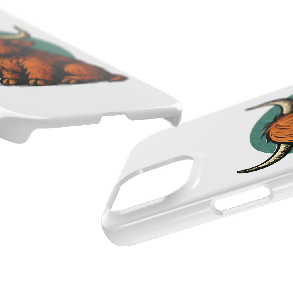 Highland Cow Sitting Slim Case