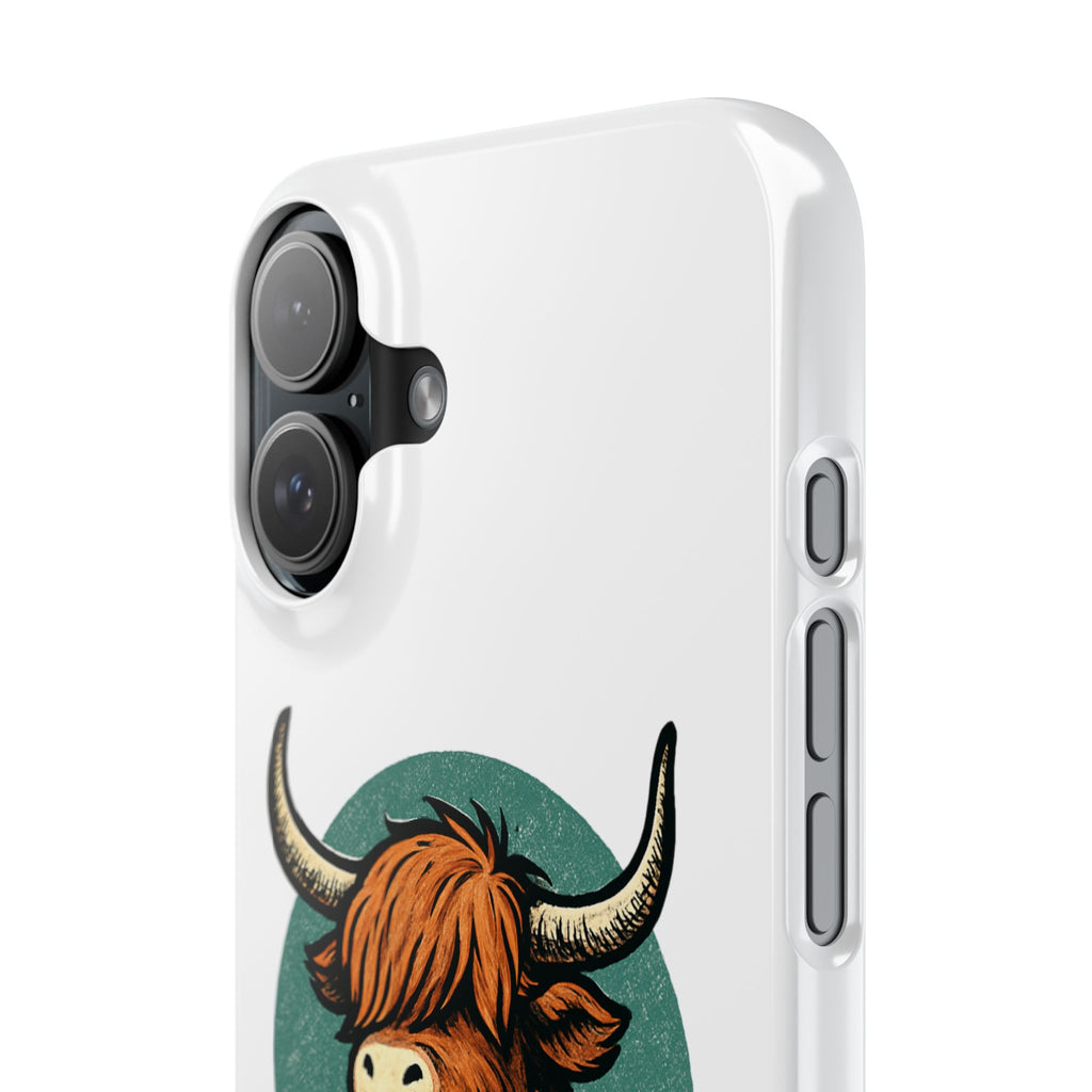 Highland Cow Sitting Slim Case