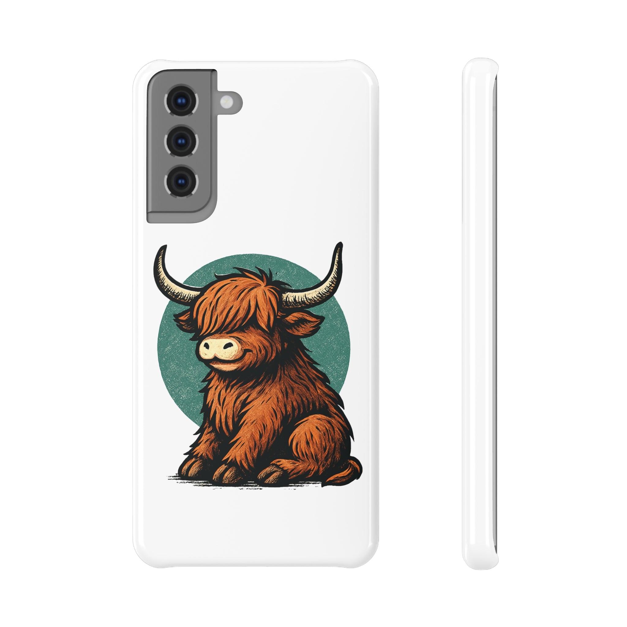 Highland Cow Slim Snap Case