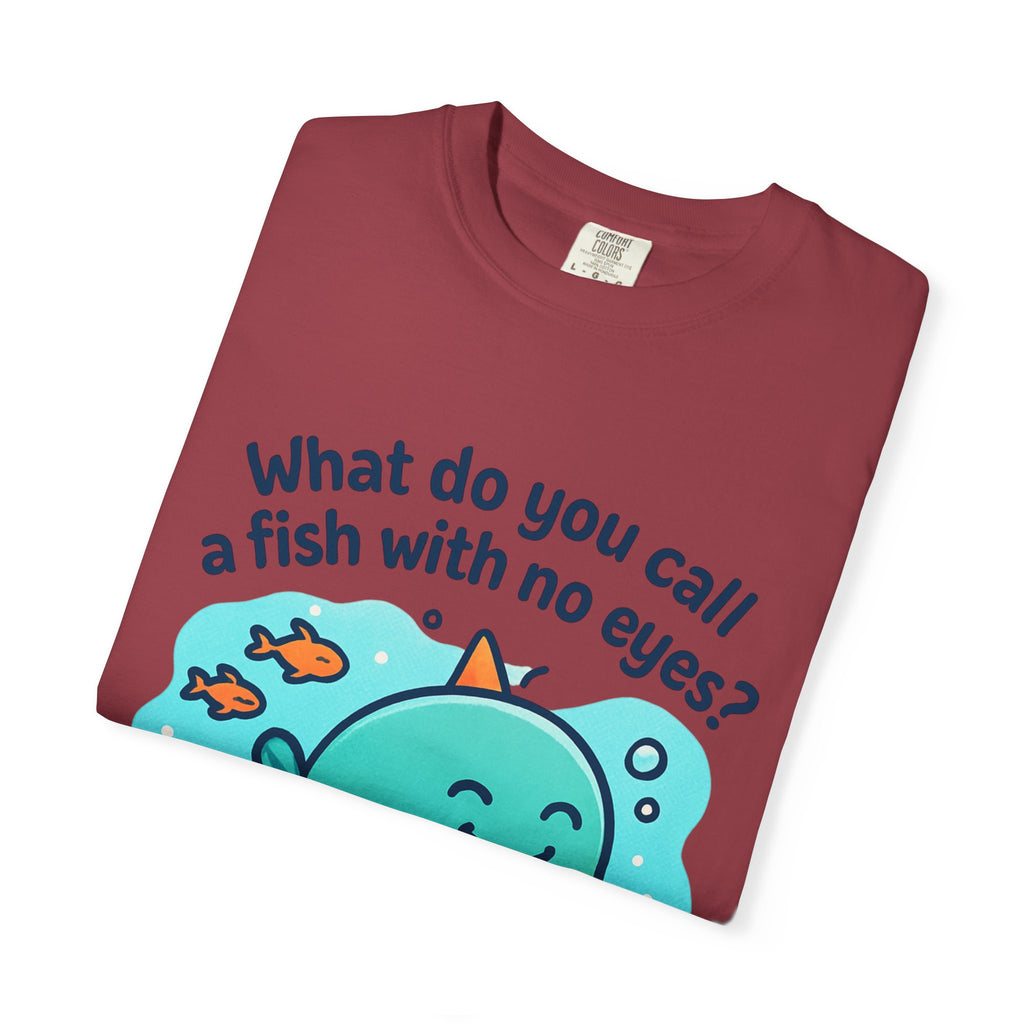 Whimsical Fish Dad Joke Unisex T-Shirt, Funny Gift for Sea Lovers, Kids and Adults, Casual Wear, Birthday, Ocean Theme, Humor Shirt