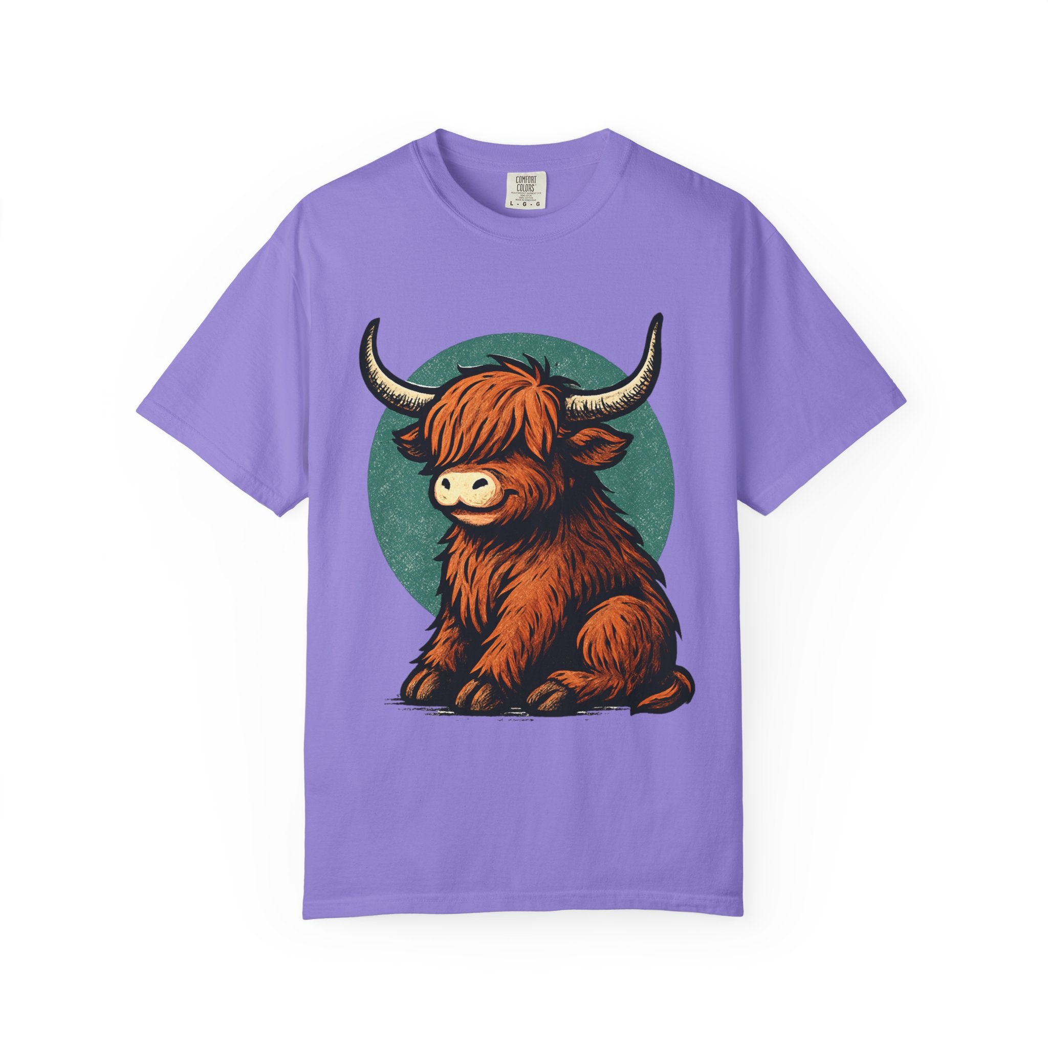 Highland Cow Sitting T-shirt